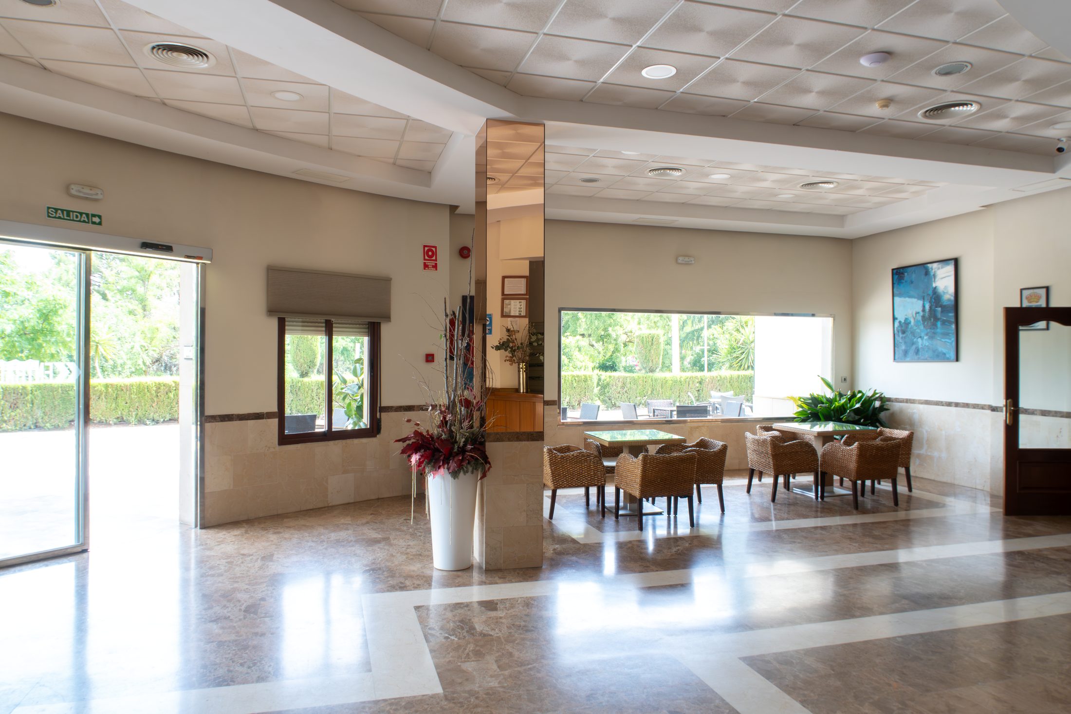Hotel reception